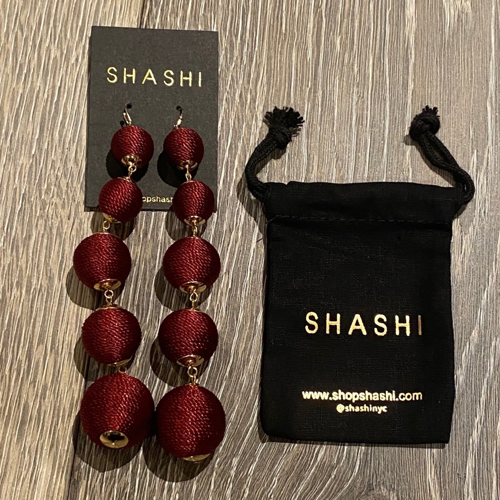 NWT Shashi Ball Drop Earrings